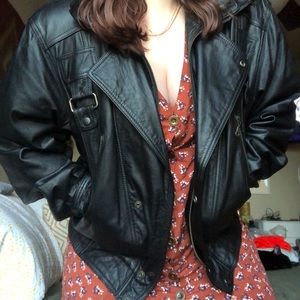 Leather Bugatti Cockpit Jacket